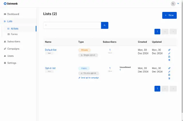 Listmonk