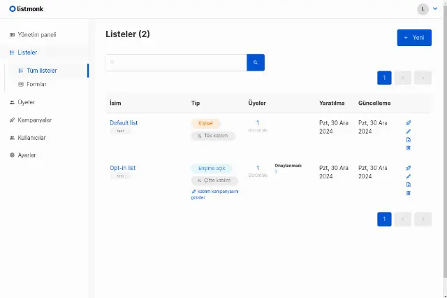 Listmonk