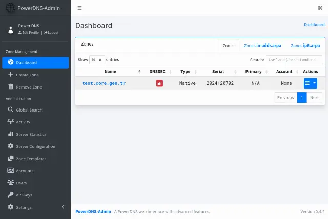 PowerDNS DNS Server