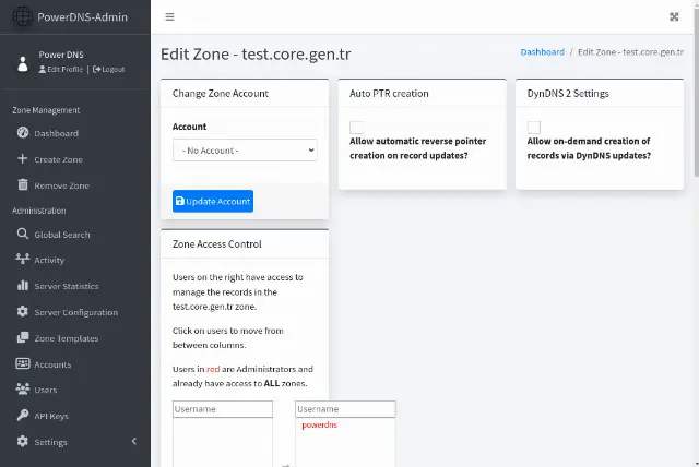 PowerDNS DNS Server