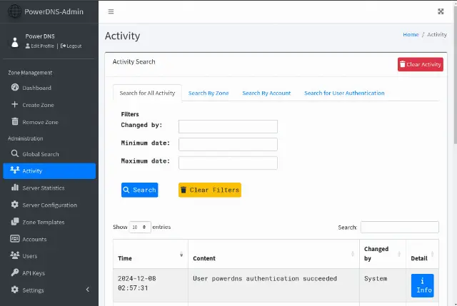 PowerDNS DNS Server