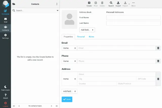 RoundCube Webmail