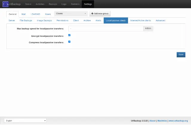 Urbackup